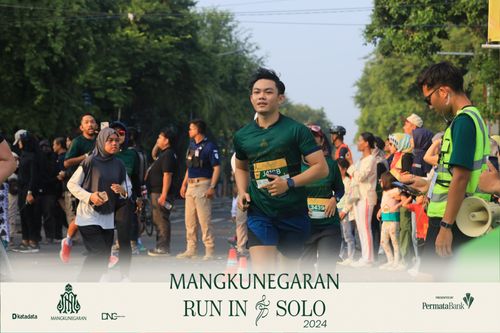 Race photo from Mangkunegaran Run 2024