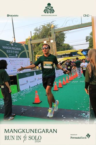 Race photo from Mangkunegaran Run 2024
