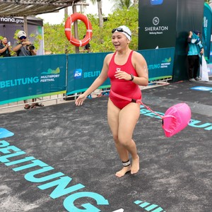 Race photo from Belitung Multisport Festival