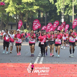 Race photo from SMARTFREN RUN 2026
