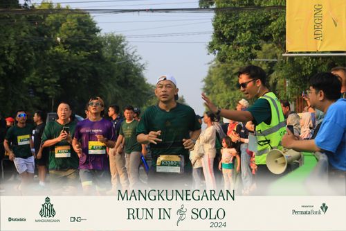Race photo from Mangkunegaran Run 2024