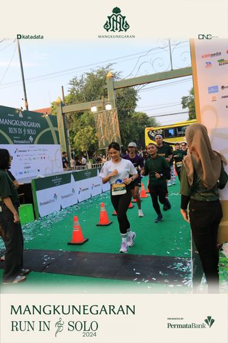 Race photo from Mangkunegaran Run 2024