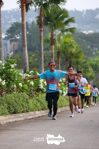 Race photo from Taman Budaya x BOGORUN 2025