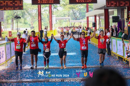 Race photo from BAF LIONS RUN 2024