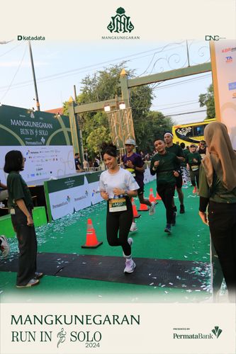 Race photo from Mangkunegaran Run 2024