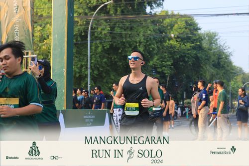 Race photo from Mangkunegaran Run 2024