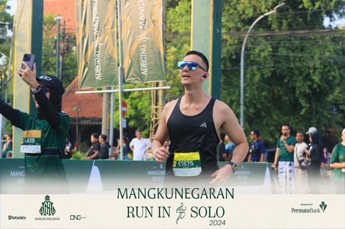Race photo from Mangkunegaran Run 2024