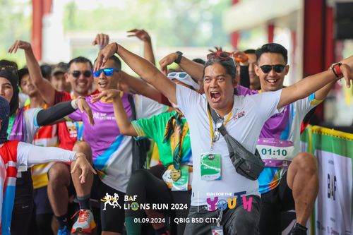 Race photo from BAF LIONS RUN 2024