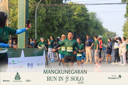 Race photo from Mangkunegaran Run 2024