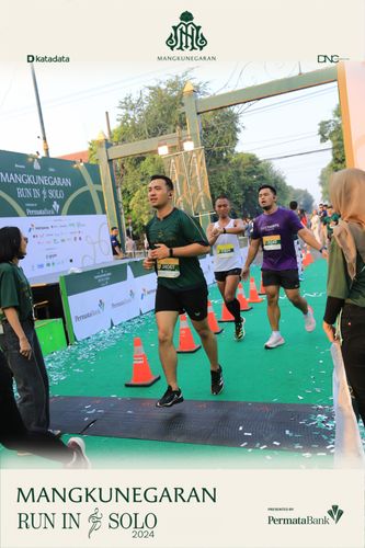 Race photo from Mangkunegaran Run 2024