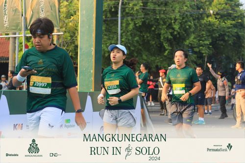 Race photo from Mangkunegaran Run 2024