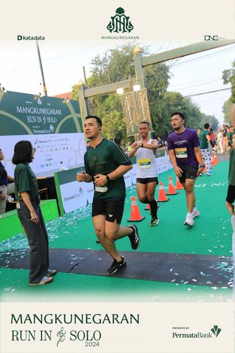 Race photo from Mangkunegaran Run 2024