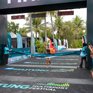 Race photo from Belitung Multisport Festival