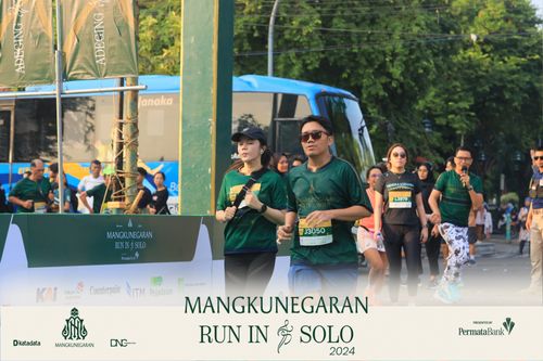 Race photo from Mangkunegaran Run 2024