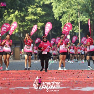 Race photo from SMARTFREN RUN 2026