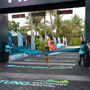 Race photo from Belitung Multisport Festival