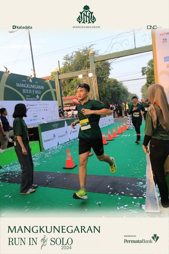 Race photo from Mangkunegaran Run 2024