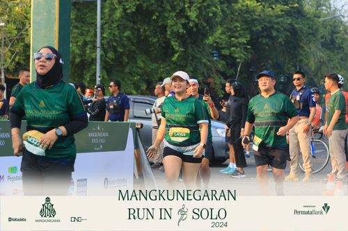Race photo from Mangkunegaran Run 2024