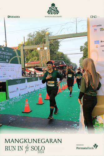 Race photo from Mangkunegaran Run 2024