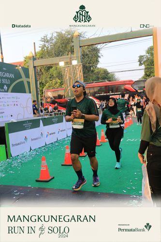 Race photo from Mangkunegaran Run 2024