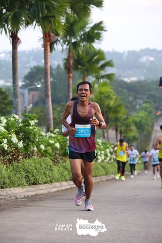 Race photo from Taman Budaya x BOGORUN 2025
