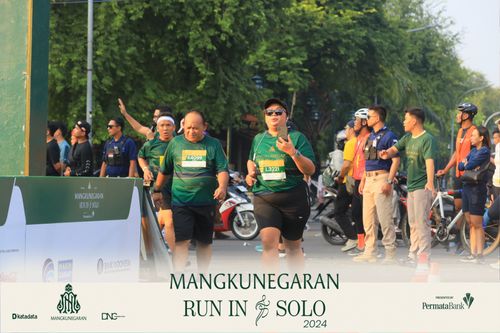 Race photo from Mangkunegaran Run 2024