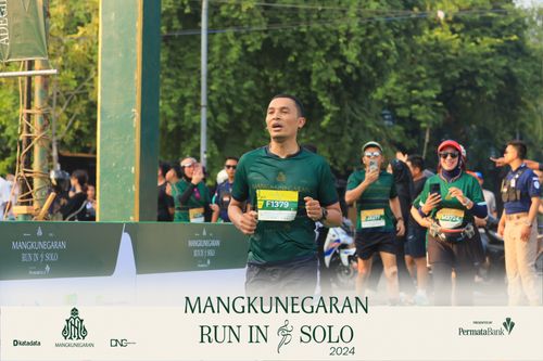 Race photo from Mangkunegaran Run 2024