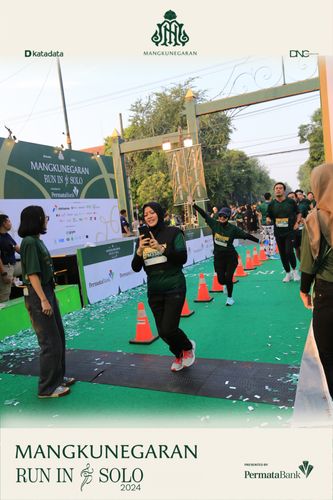 Race photo from Mangkunegaran Run 2024