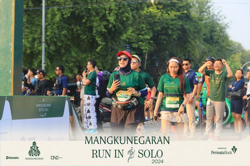 Race photo from Mangkunegaran Run 2024