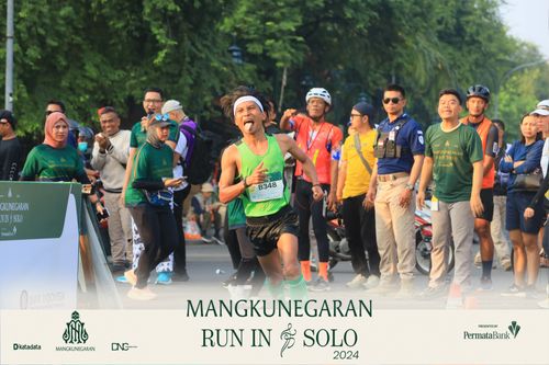 Race photo from Mangkunegaran Run 2024