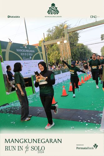 Race photo from Mangkunegaran Run 2024