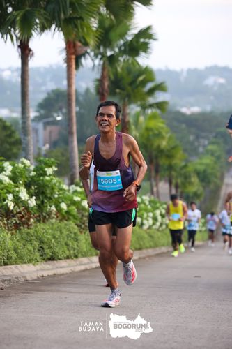 Race photo from Taman Budaya x BOGORUN 2025