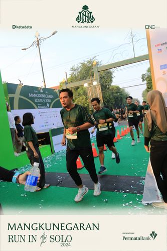 Race photo from Mangkunegaran Run 2024