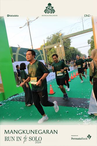 Race photo from Mangkunegaran Run 2024