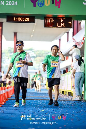 Race photo from BAF LIONS RUN 2024