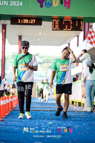 Race photo from BAF LIONS RUN 2024