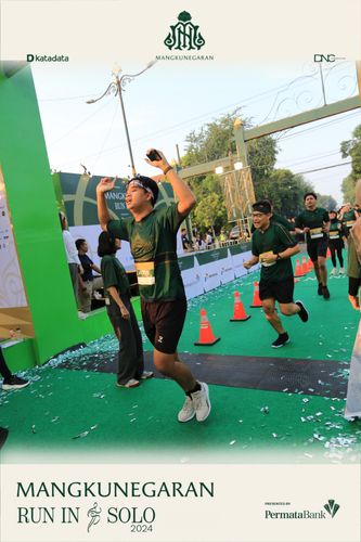 Race photo from Mangkunegaran Run 2024