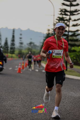 Race photo from CISANGKAN KBP CITY RUN 2025