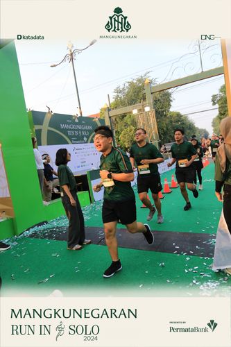 Race photo from Mangkunegaran Run 2024