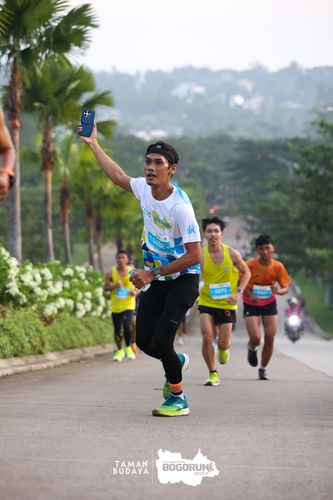 Race photo from Taman Budaya x BOGORUN 2025