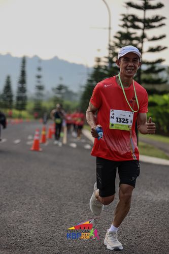 Race photo from CISANGKAN KBP CITY RUN 2025