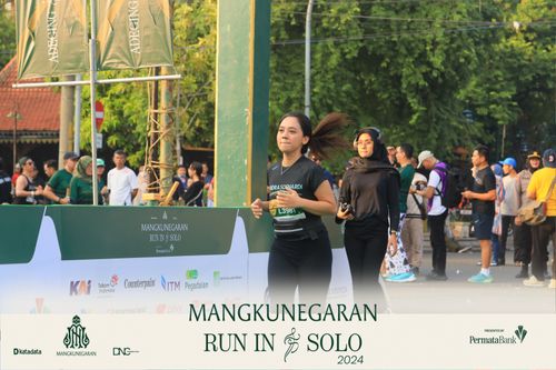 Race photo from Mangkunegaran Run 2024