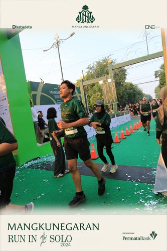 Race photo from Mangkunegaran Run 2024