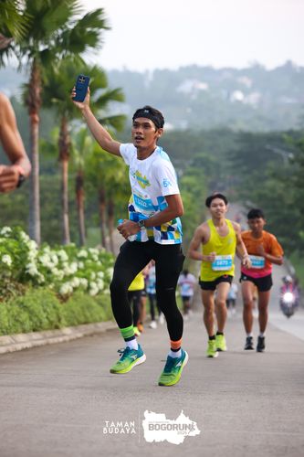 Race photo from Taman Budaya x BOGORUN 2025