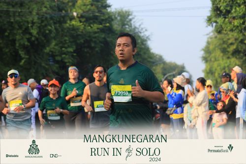 Race photo from Mangkunegaran Run 2024