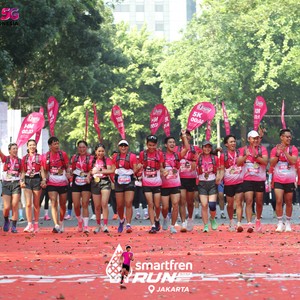 Race photo from SMARTFREN RUN 2026