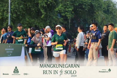 Race photo from Mangkunegaran Run 2024