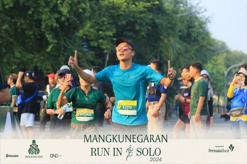 Race photo from Mangkunegaran Run 2024