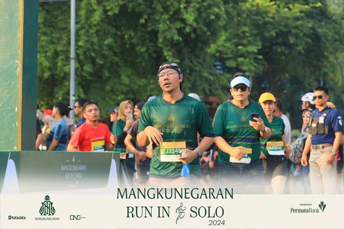 Race photo from Mangkunegaran Run 2024