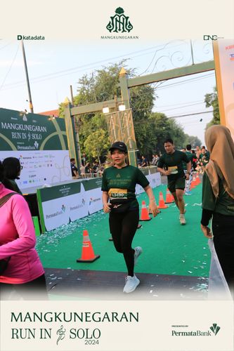 Race photo from Mangkunegaran Run 2024